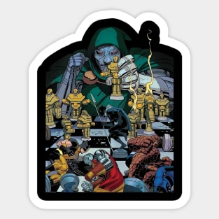 dr doom Sticker